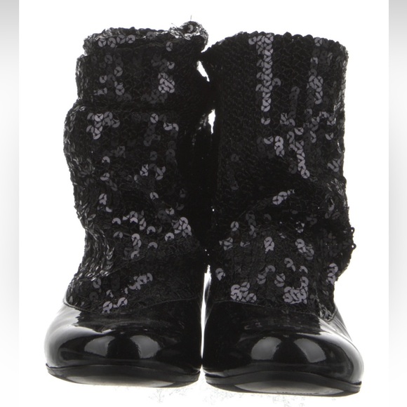 viktor and rolf sequin boots ballet flats. Rubber boots - Picture 3 of 10